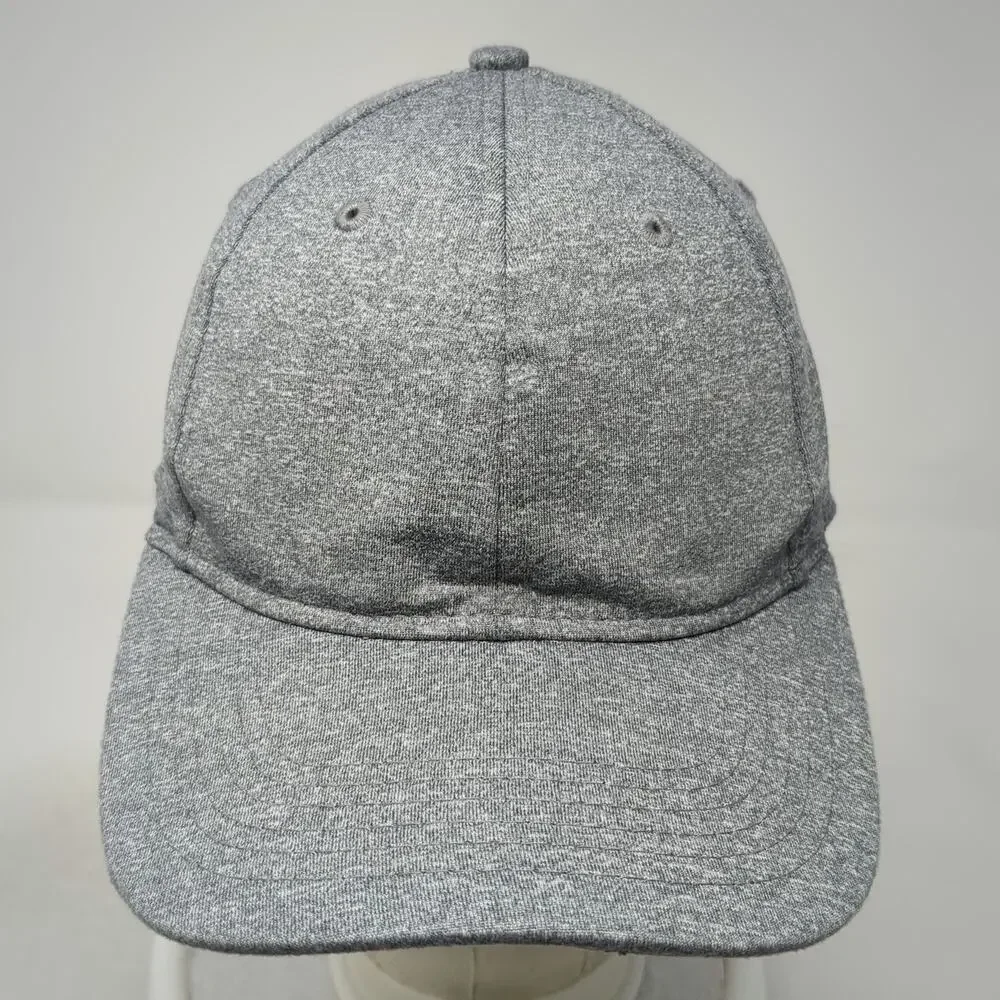 Baseball Cap Gray One Size Blank Jersey Sport Strapback Stretch Performance Hat